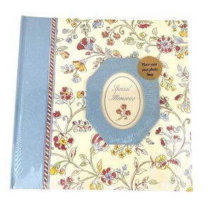 New Scrapbooking Photo Floral Album By New Seasons Special Memories 12" x 12"